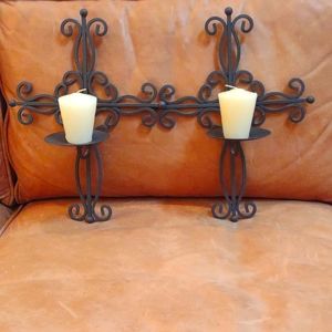 Decorative, Metal Wall Sconces